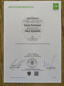 WIFI / WKÖ Zertifizierung